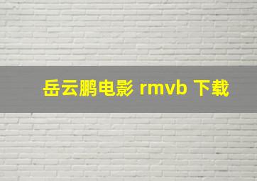 岳云鹏电影 rmvb 下载